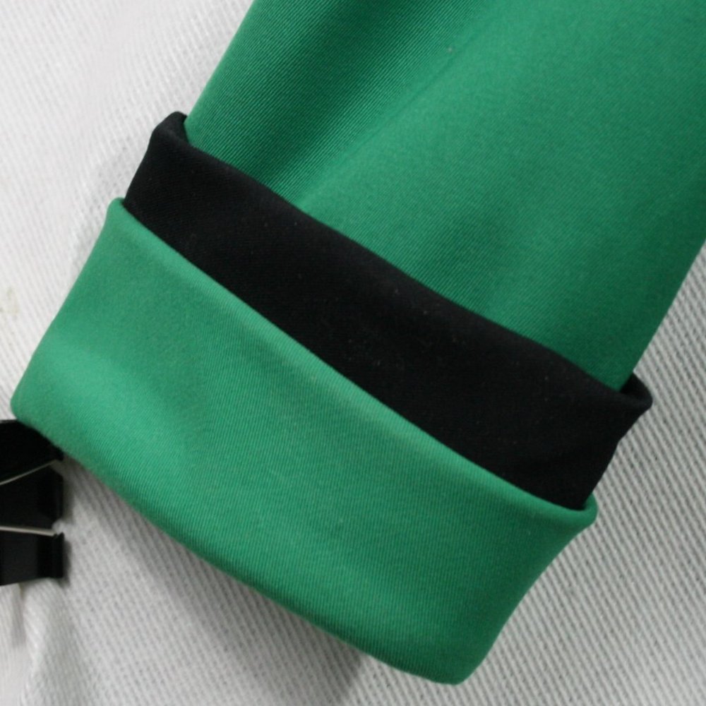 Vintage 80's R. B. Design Group Lime Green Poly Microfiber Midi Dress SZ 8 EUC - Picture 6 of 12
